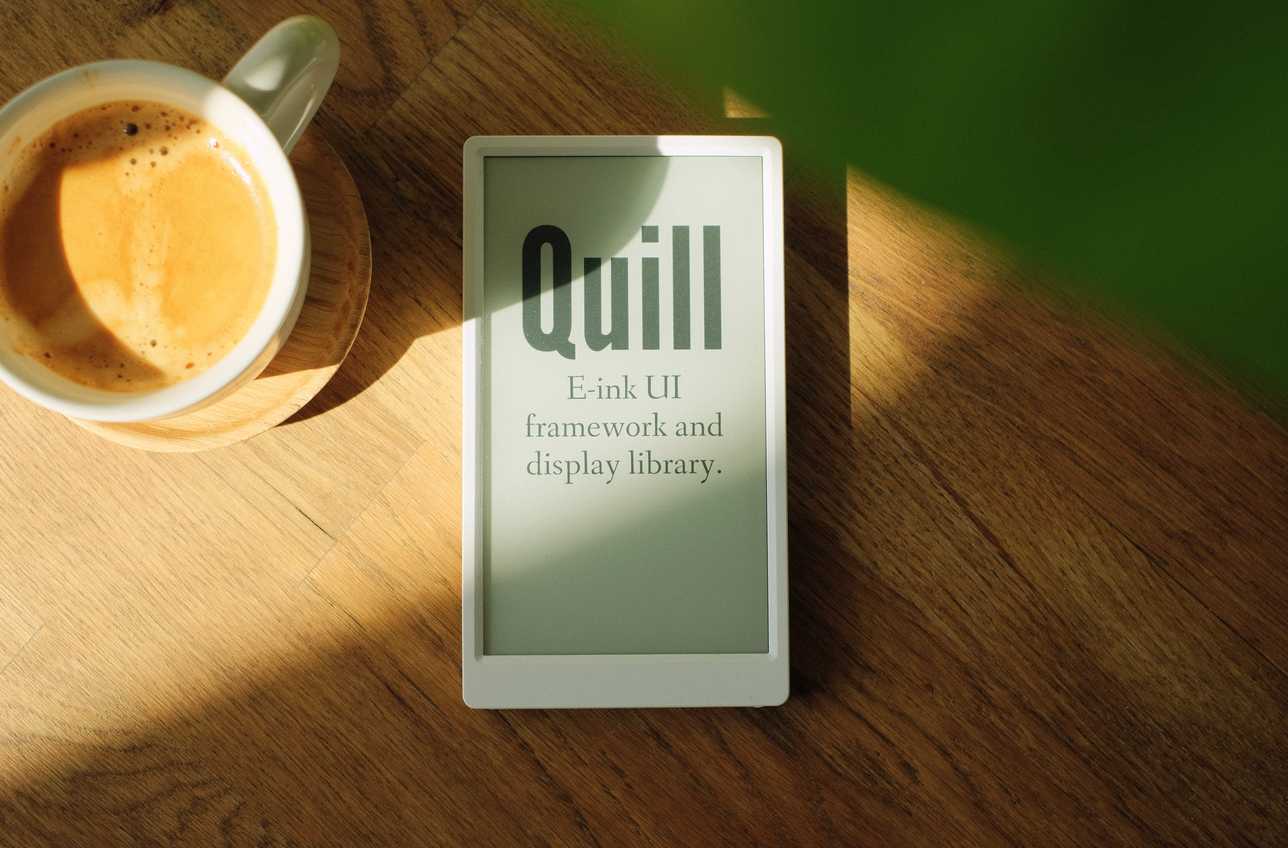 Quill UI on a device